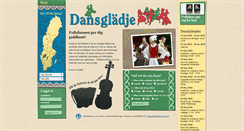 Desktop Screenshot of dansafolkdans.nu