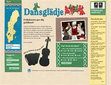 Tablet Screenshot of dansafolkdans.nu